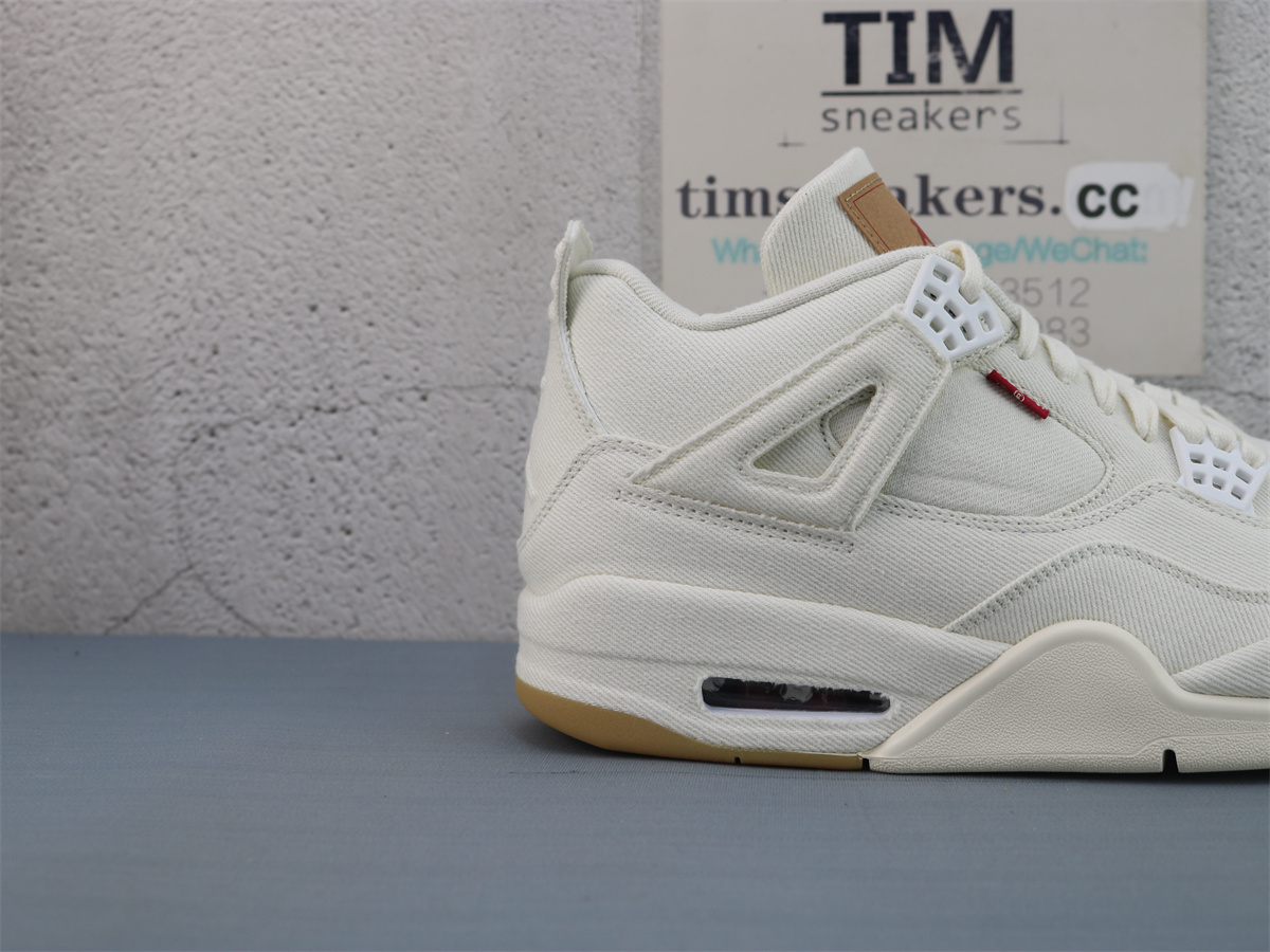 GX Batch Air Jordan 4 Retro Levis White AO2571-100